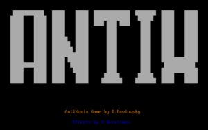 Antix Title Screen
