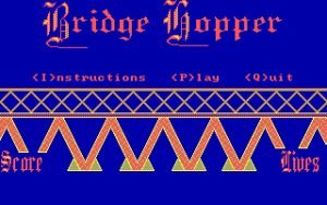 Bridge Hopper Title screen