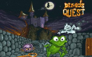 Dimo's Quest Title Screen
