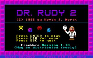 Dr. Rudy 2 The title screen
