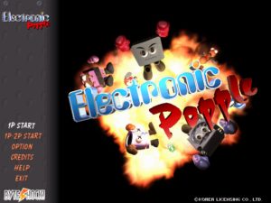 Electronic Popple Main menu