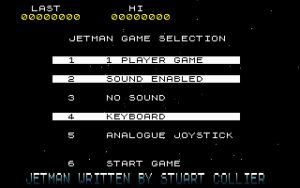 Jetman Title Screen
