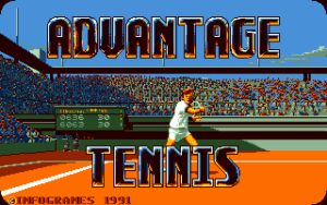 Advantage Tennis Title screen