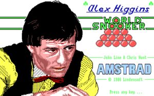 Alex Higgins World Snooker Title Screen