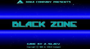 Black Zone Title screen