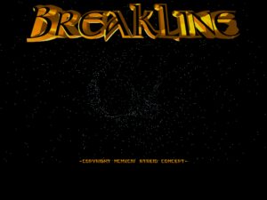 Breakline Title screen