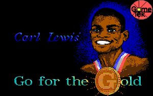 Carl Lewis' Go for the Gold Title screen