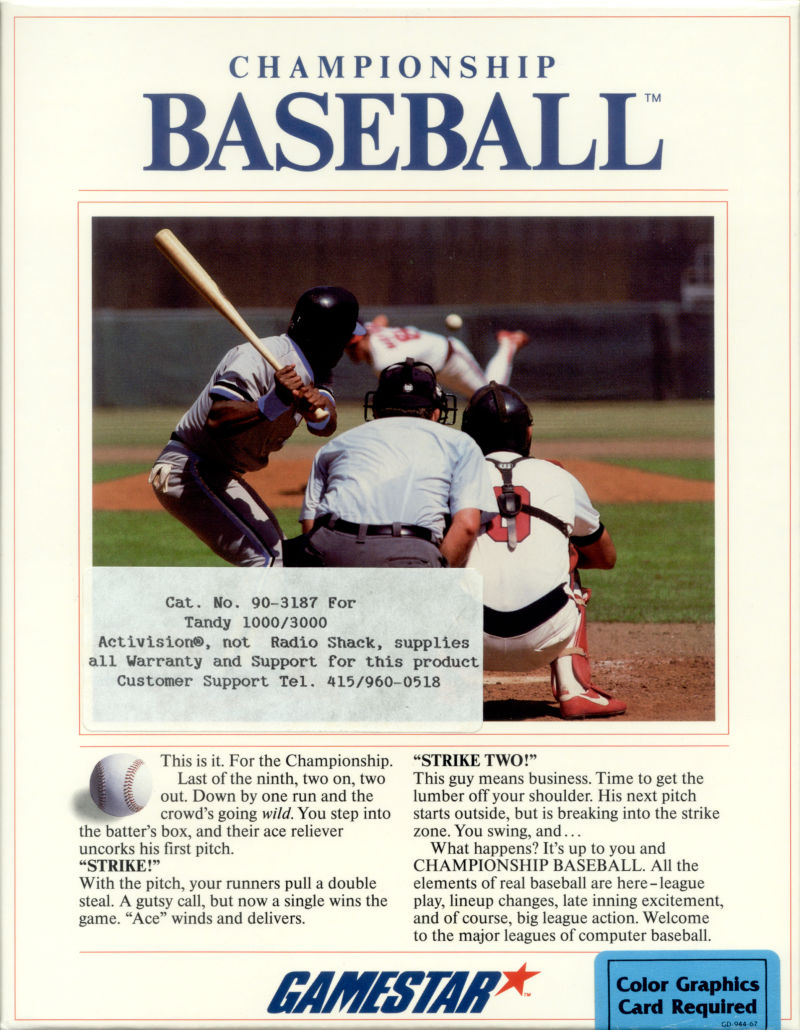 Championship Baseball Play Online Classic Games