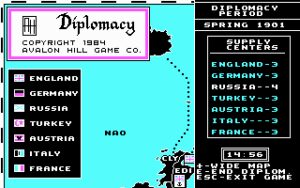 Computer Diplomacy Title screen