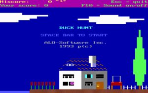 Duck Hunt Start screen
