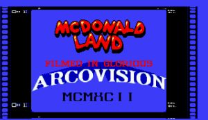 McDonald Land Title screen