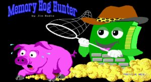 Memory Hog Hunter Title screen