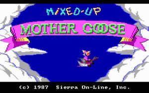 Mixed-Up Mother Goose Title Screen