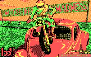 Motorbike Madness Title screen