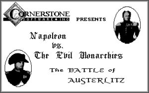Napoleon vs. the Evil Monarchies: Austerlitz 1805 Game map with full battle taking place.