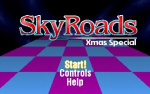 SkyRoads Xmas Special Title screen