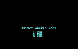 Zona 0 Graphics mode selection