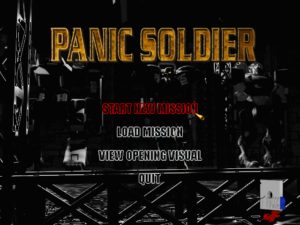 Panic Soldier Main menu