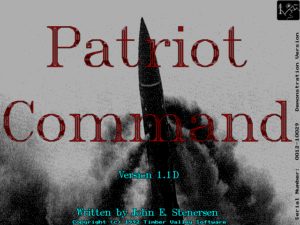 Patriot The game's title screen