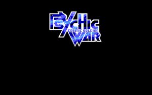 Psychic War: Cosmic Soldier Title screen.