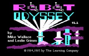 Robot Odyssey Title screen