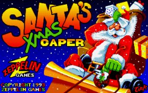 Santa's Xmas Caper Title screen