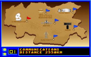 Skunny's Desert Raid Level selection screen