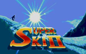 Super Ski II Title Screen