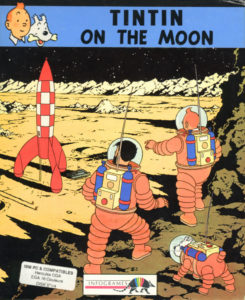 Tintin on the Moon cover