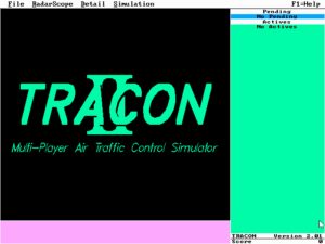 Tracon II The start up screen