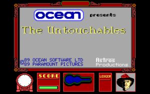 The Untouchables Title screen