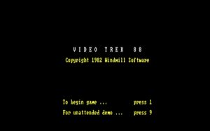 Video Trek 88 Title screen